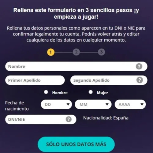 Proporcione toda la información necesaria