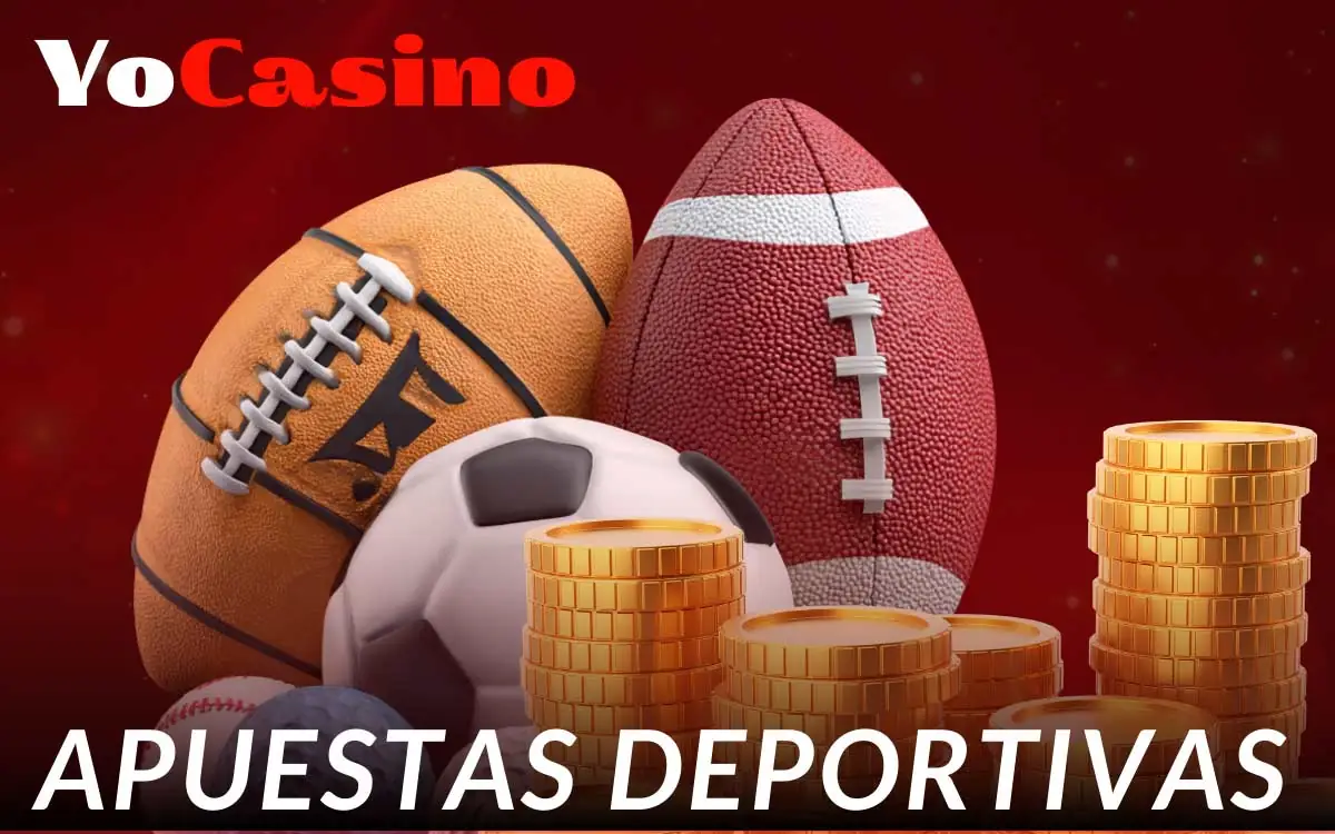 La plataforma también ofrece apuestas deportivas en la sección YoSports